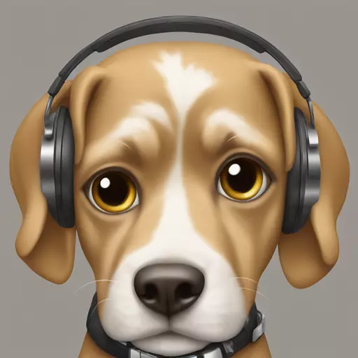 dog dj emoji