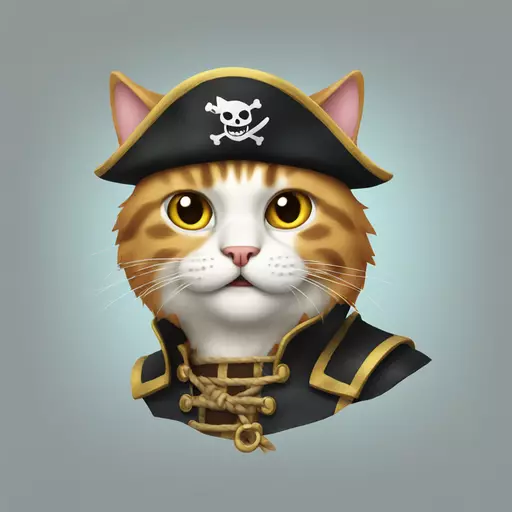 cat pirate emoji