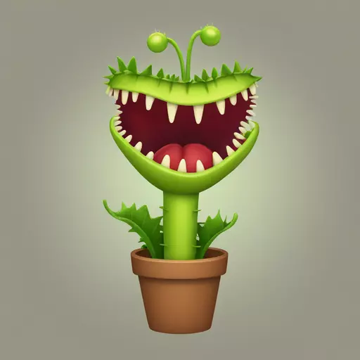 Venus flytrap emoji