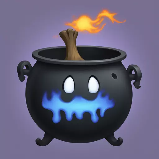 witch cauldron emoji
