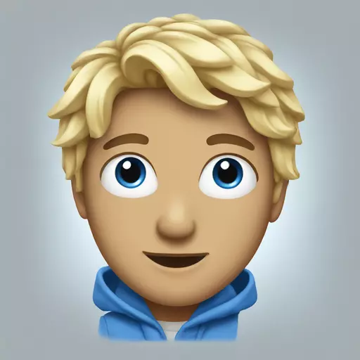 blue hellokt emoji