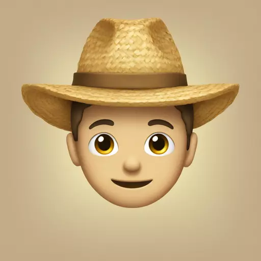 straw hat emoji