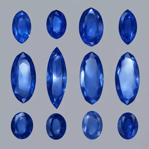sapphire oval gem emoji