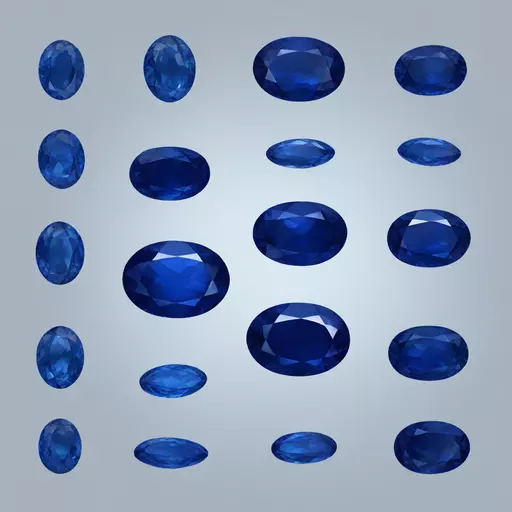 sapphire oval gem emoji