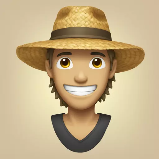 straw hat emoji