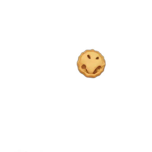 pies jedzący kość emoji