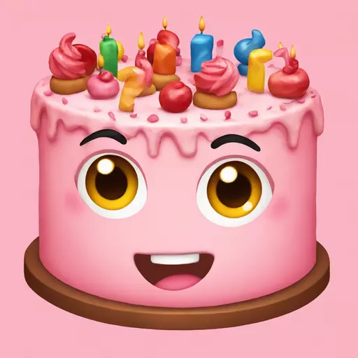 birthday cake emoji