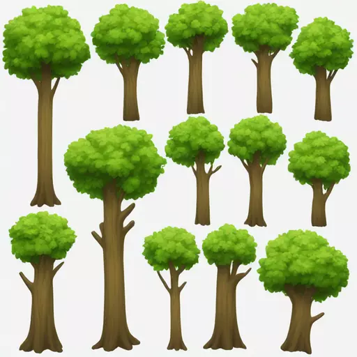 Six Tall Trees  emoji