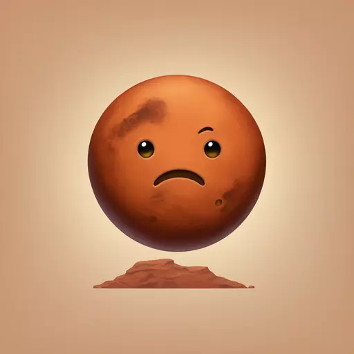 planet Mars emoji
