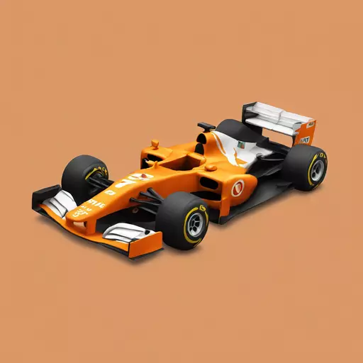 F1 orange car emoji