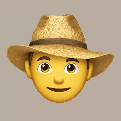 straw hat emoji
