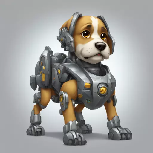 mecha dog emoji