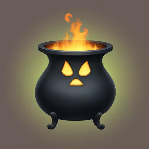 witch cauldron emoji