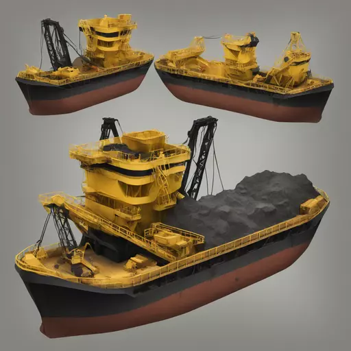 Mining barge emoji