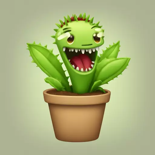 Venus flytrap emoji