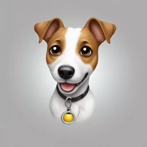 jack russell joue a la balle emoji