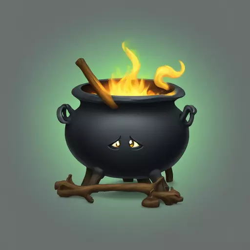 witch cauldron emoji