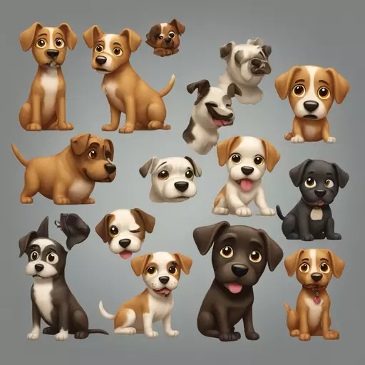 Seven Naughty Dogs  emoji