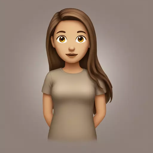 girl with brown hair emoji