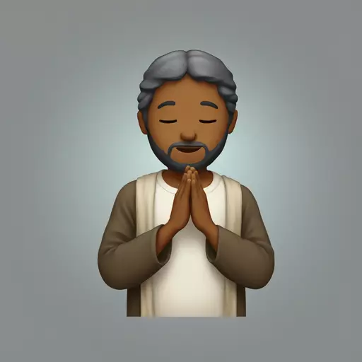 praying to jesus emoji