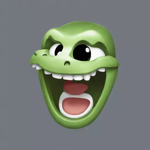 snake laughing emoji