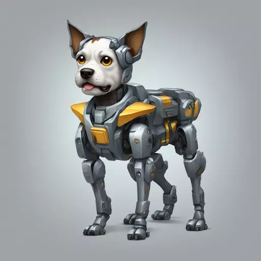 mecha dog emoji