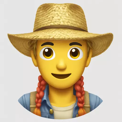 straw hat emoji