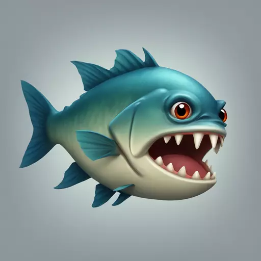 piranha emoji