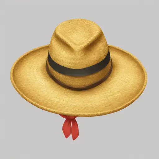 straw hat emoji