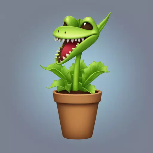 Venus flytrap emoji