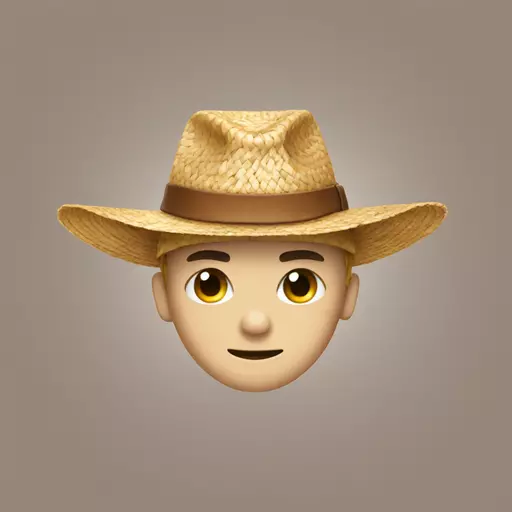 straw hat emoji
