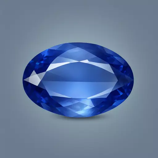 sapphire oval gem emoji