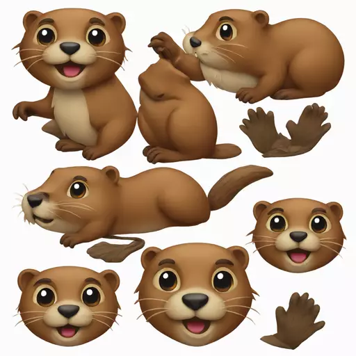 beaver emoji