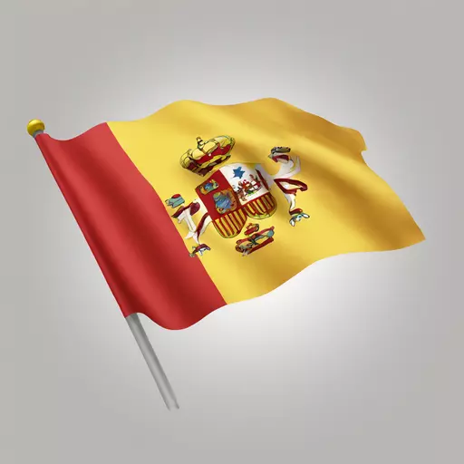 flag of Spain with eagle in the middle emoji