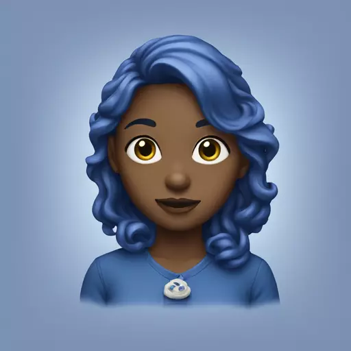 Blueberry gorl emoji