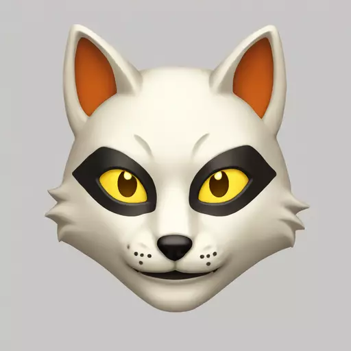 kitsune mask emoji