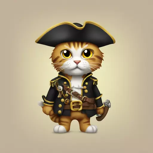 cat pirate emoji