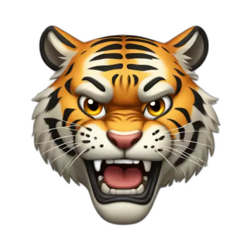 angry tiger emoji