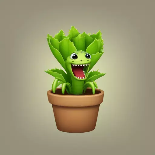 Venus flytrap emoji