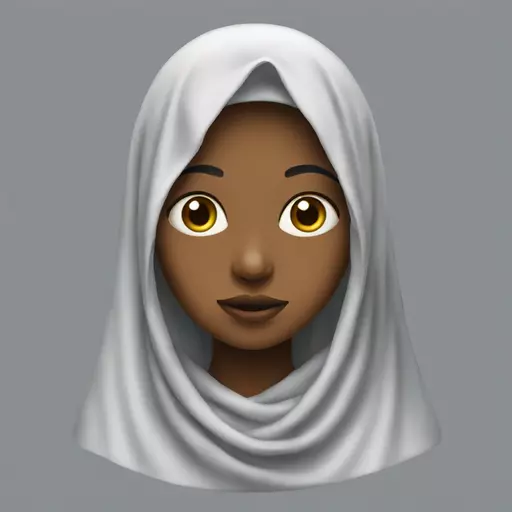 Veiled girl emoji