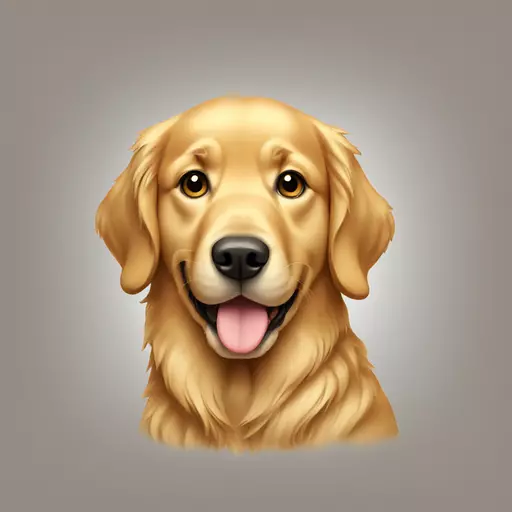 Golden retriever emoji
