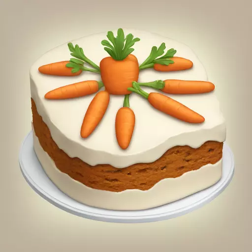 Carrot cake emoji