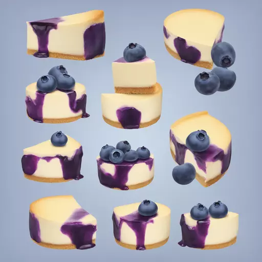 blueberry cheesecake emoji
