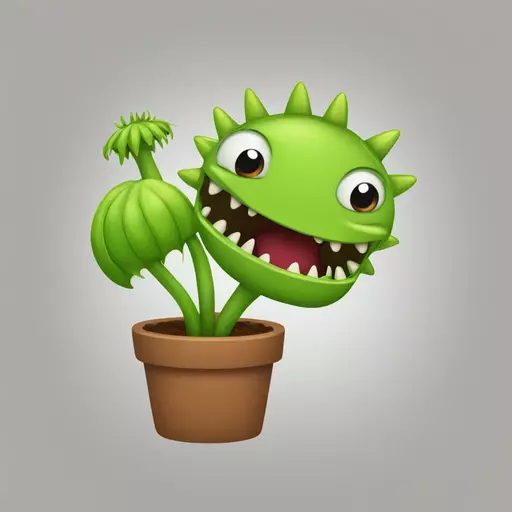 Venus flytrap emoji