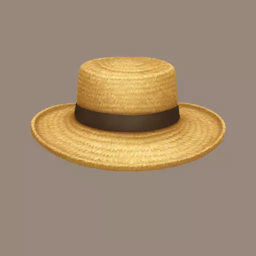 straw hat emoji
