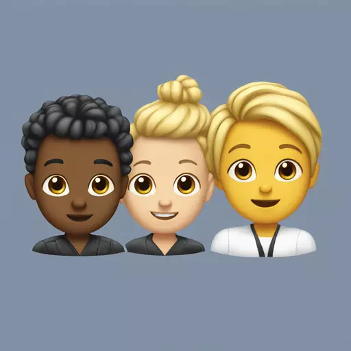 Barber, baby, bubbles and a bumblebee.  emoji
