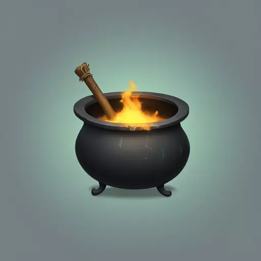 witch cauldron emoji