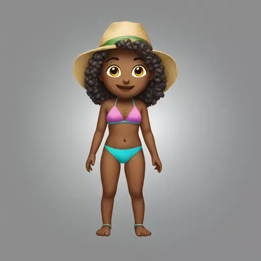 girl in bikini emoji