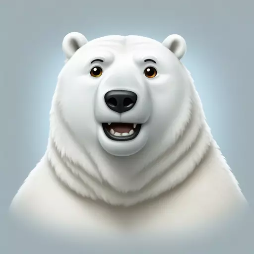 Polar bear emoji