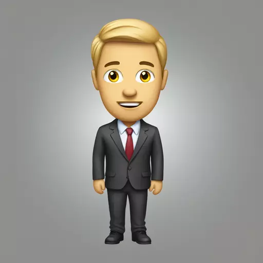 Professional market analyst emoji
